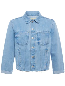 L'AGENCE Blazers & Jackets|Ailana Maui Moon Jean Jacket Cove