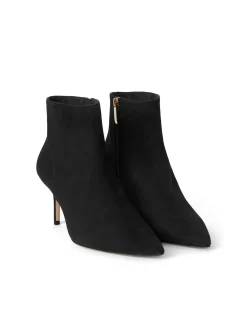 L'AGENCE Boots & Booties|All Things Black|Aimee Bootie Black Suede