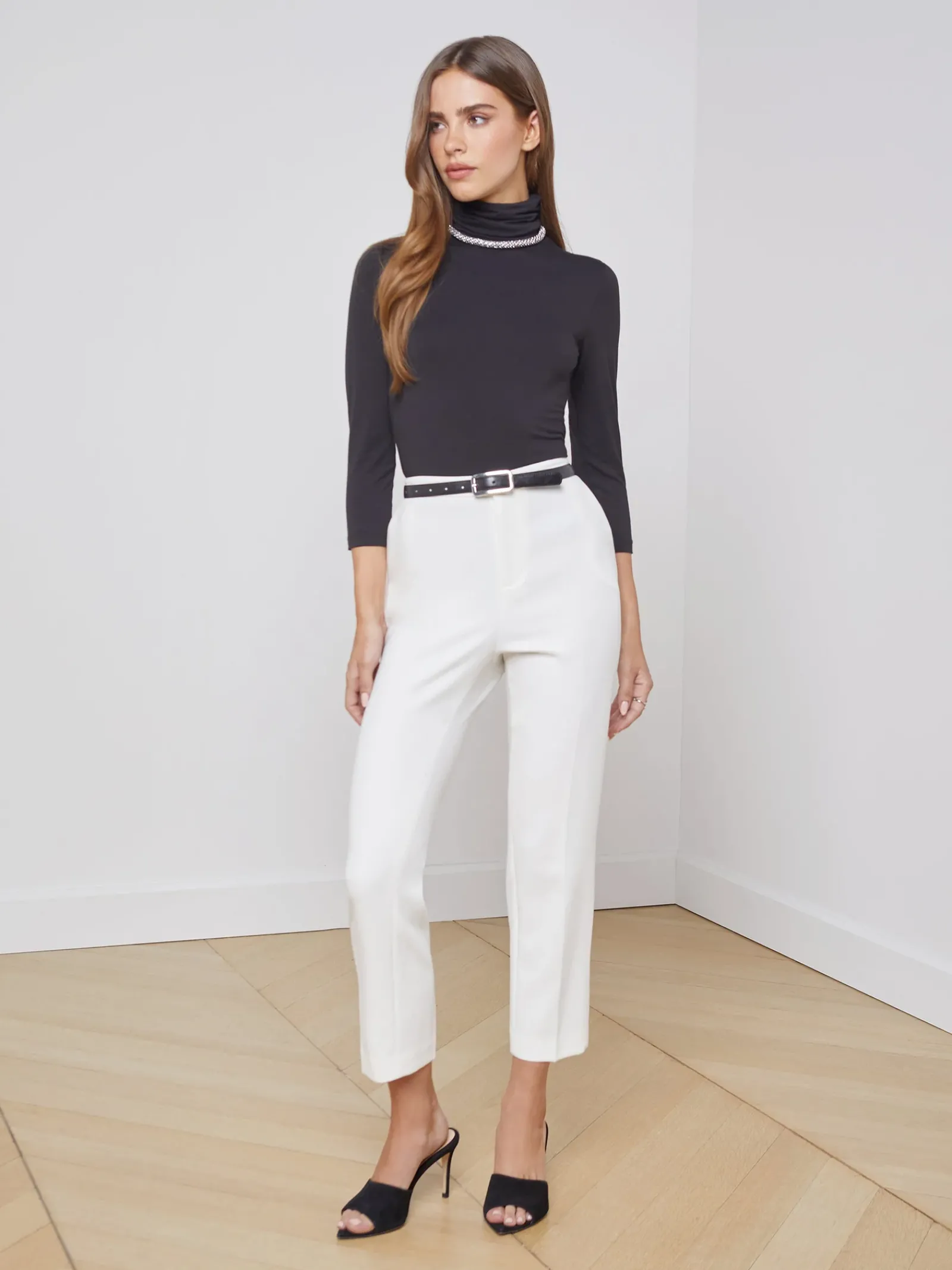 L'AGENCE All Things Black|Essentials|Aja Top Black