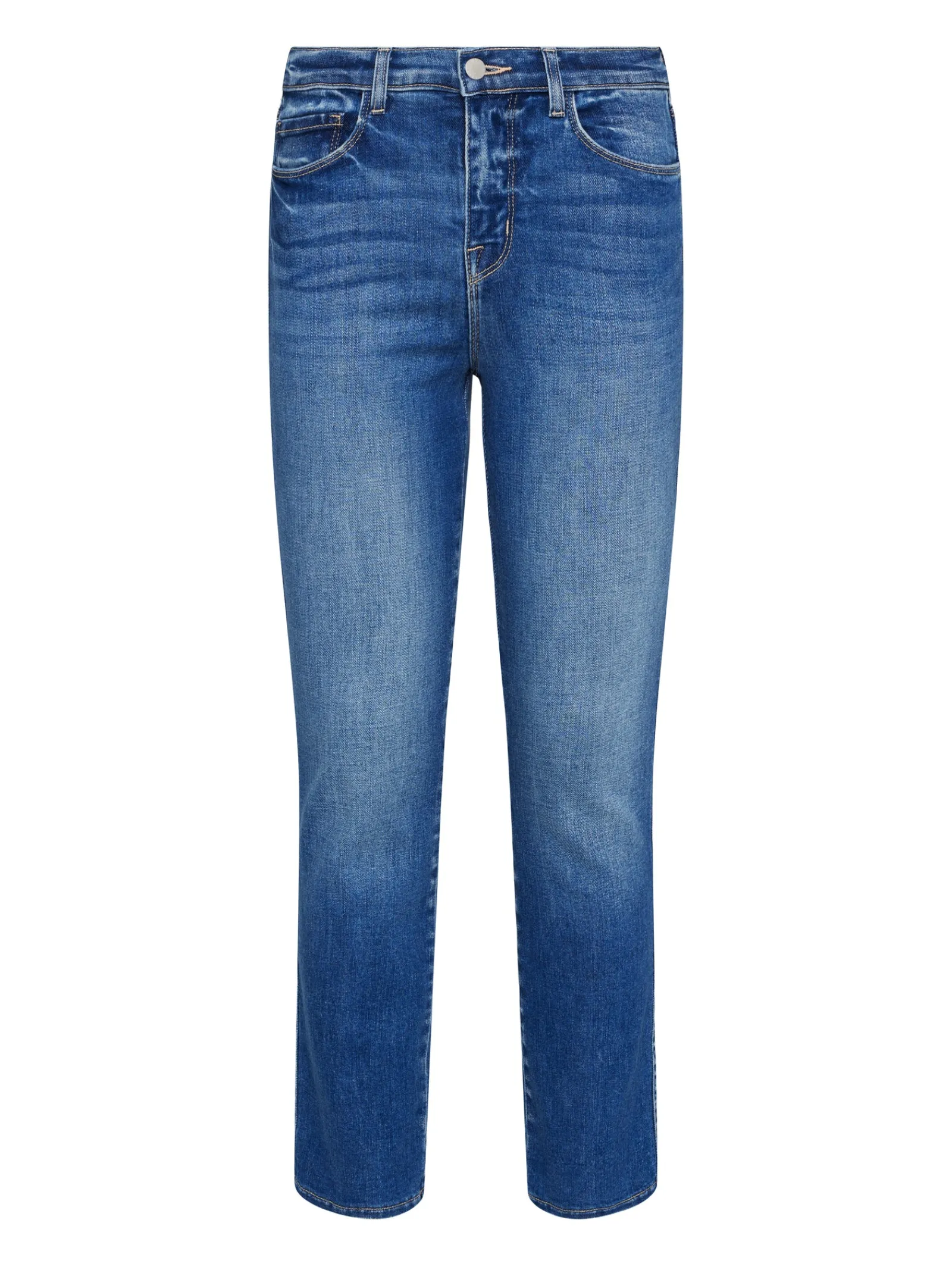 L'AGENCE Petite|Straight|Alexia Cropped Cigarette Jean Cambridge