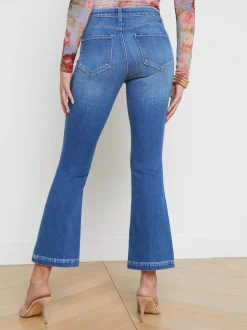 L'AGENCE Flare & Bootcut|Aged Denim|Ali Skinny Flare Jean Maywood