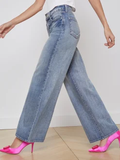 L'AGENCE Wide & Relaxed|Alicent Wide-Leg Jean Granada