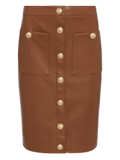 L'AGENCE Resort Collection|Pants, Shorts & Skirts|Amira Pencil Skirt Smoky Quartz
