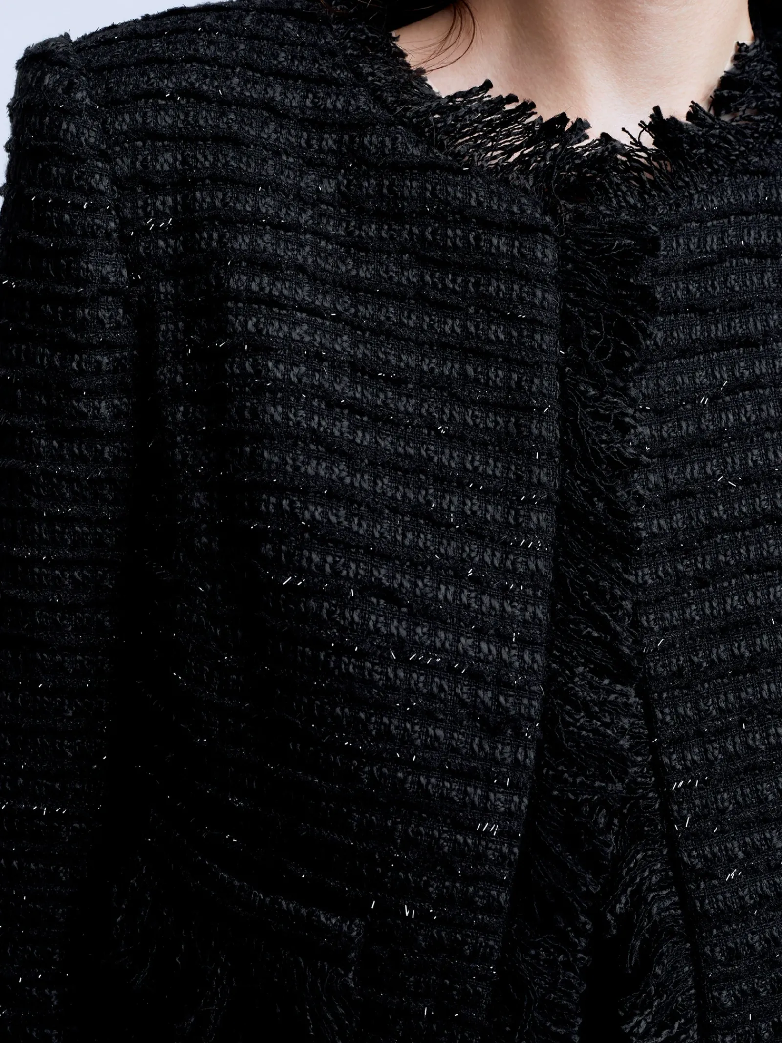 L'AGENCE All Things Black|Blazers & Jackets|Angelina Tweed Blazer Black