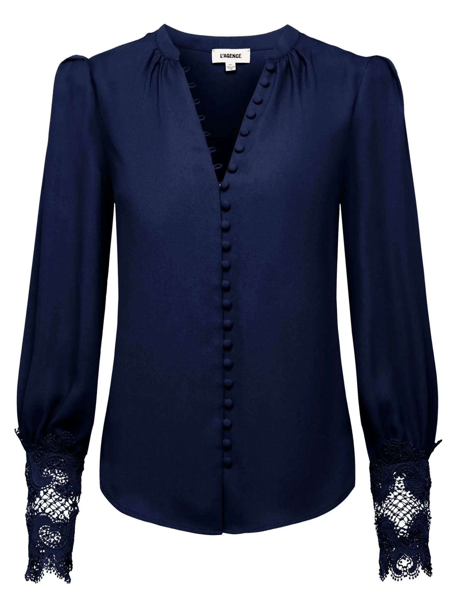 L'AGENCE Essentials|Blouses & Tops|Ava Blouse Midnight