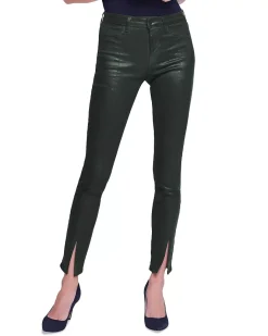 L'AGENCE All Things Black|Flare & Bootcut|Beatrix Coated Jean Noir Coated