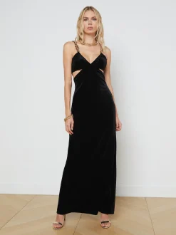 L'AGENCE All Things Black|Maternity|Beatriz Dress Black