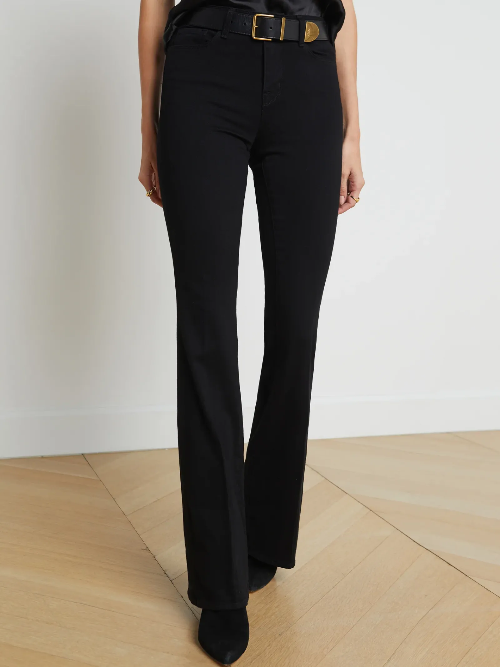 L'AGENCE All Things Black|Flare & Bootcut|Bell Jean Noir