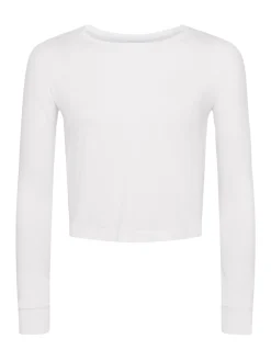 L'AGENCE Nouveau Whites|Resort Collection|Benny Cotton Crewneck Tee White