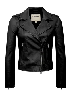 L'AGENCE All Things Black|Essentials|Biker Leather Jacket Black
