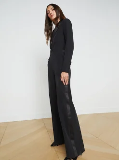 L'AGENCE All Things Black|Online Exclusives|Bora Tux Jumpsuit Black