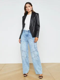 L'AGENCE Cargo Pants|Cargo Pants|Brooklyn Cargo Jean Brewer