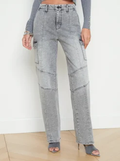 L'AGENCE Cargo Pants|Cargo Pants|Brooklyn Cargo Jean Clifton