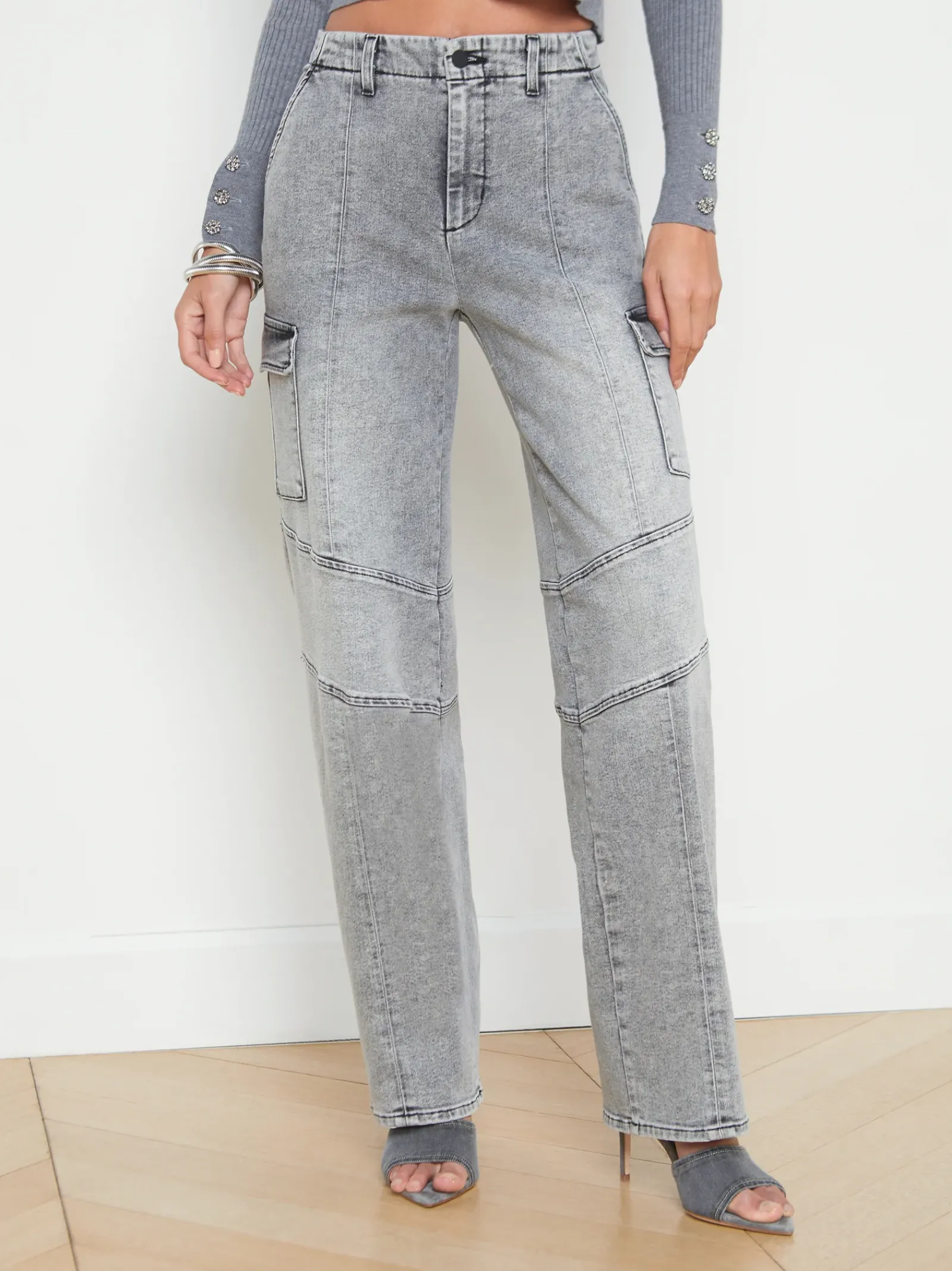 L'AGENCE Cargo Pants|Cargo Pants|Brooklyn Cargo Jean Clifton