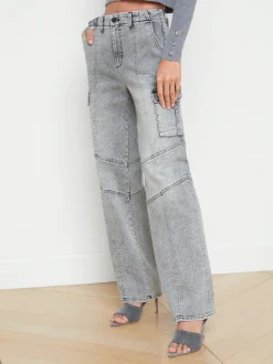 L'AGENCE Cargo Pants|Cargo Pants|Brooklyn Cargo Jean Clifton