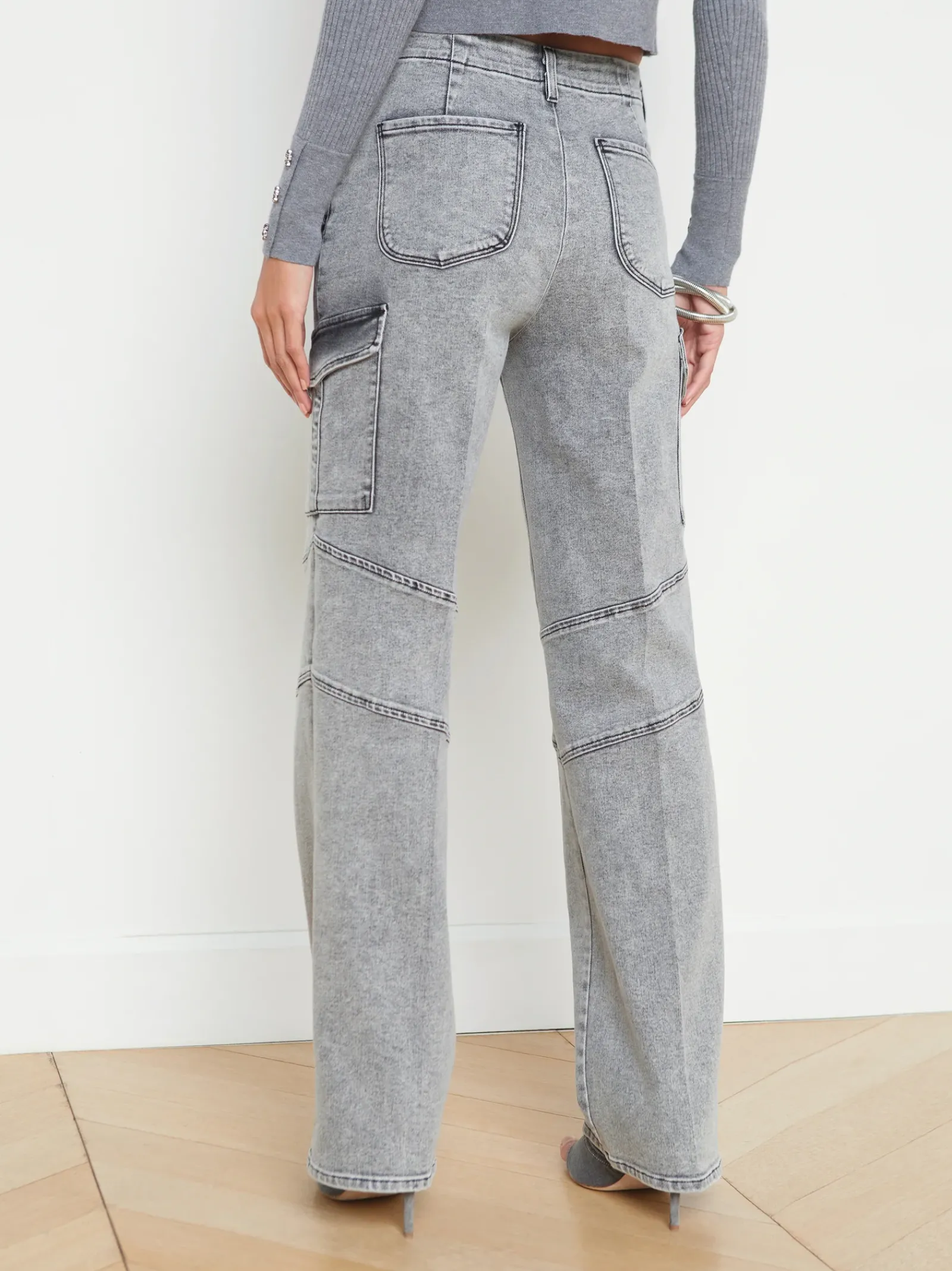 L'AGENCE Cargo Pants|Cargo Pants|Brooklyn Cargo Jean Clifton