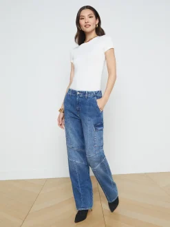 L'AGENCE Cargo Pants|Cargo Pants|Brooklyn Cargo Jean Katella