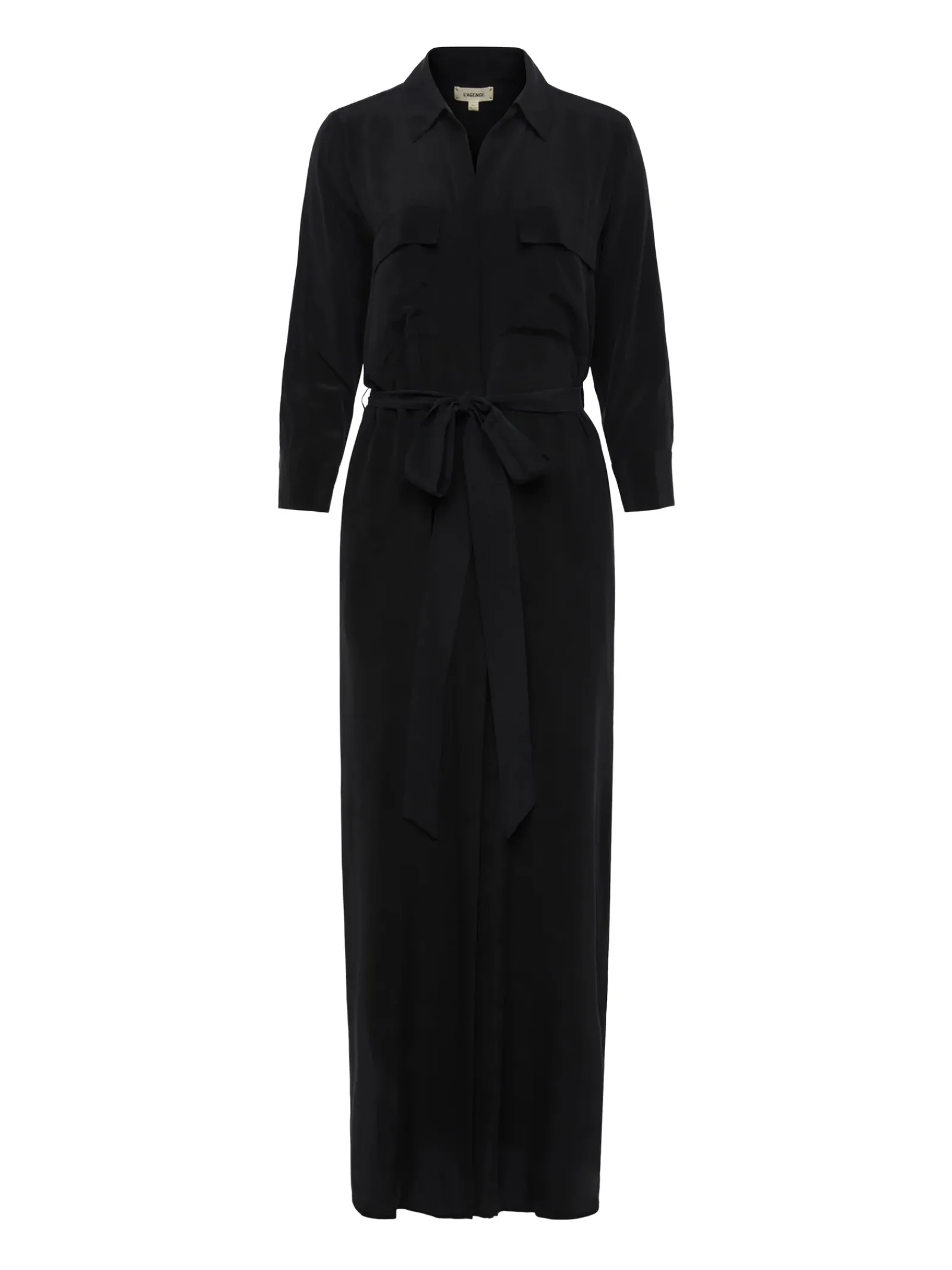 L'AGENCE All Things Black|Essentials|Cameron Shirt Dress Black