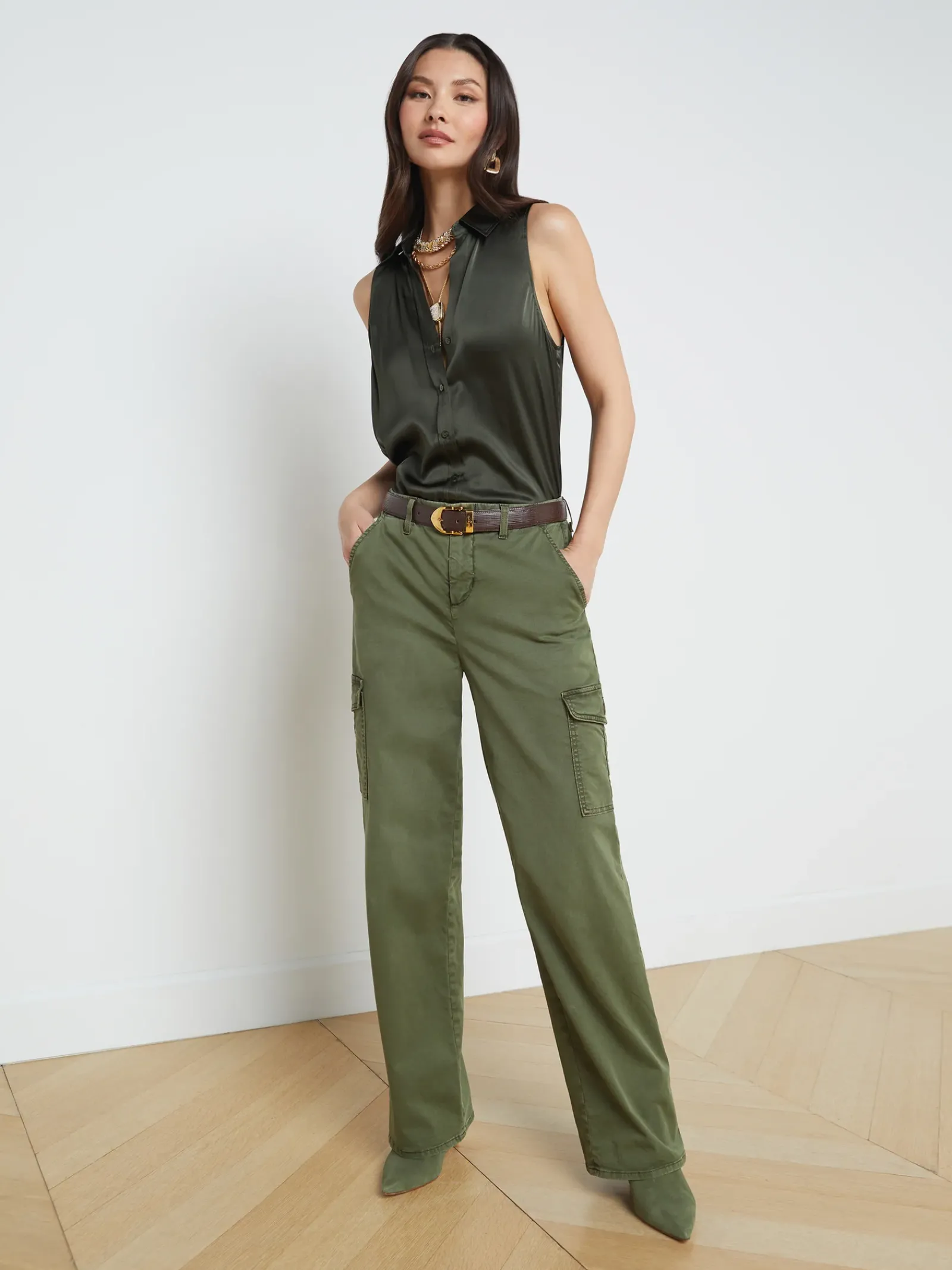 L'AGENCE Cargo Pants|Cargo Pants|Channing Trouser Brigade