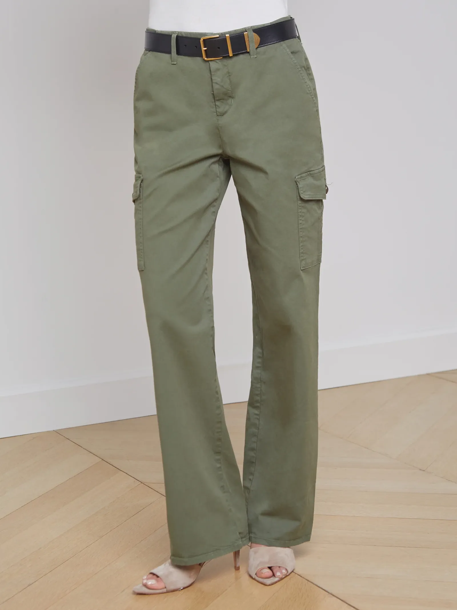 L'AGENCE Cargo Pants|Cargo Pants|Channing Trouser Clover