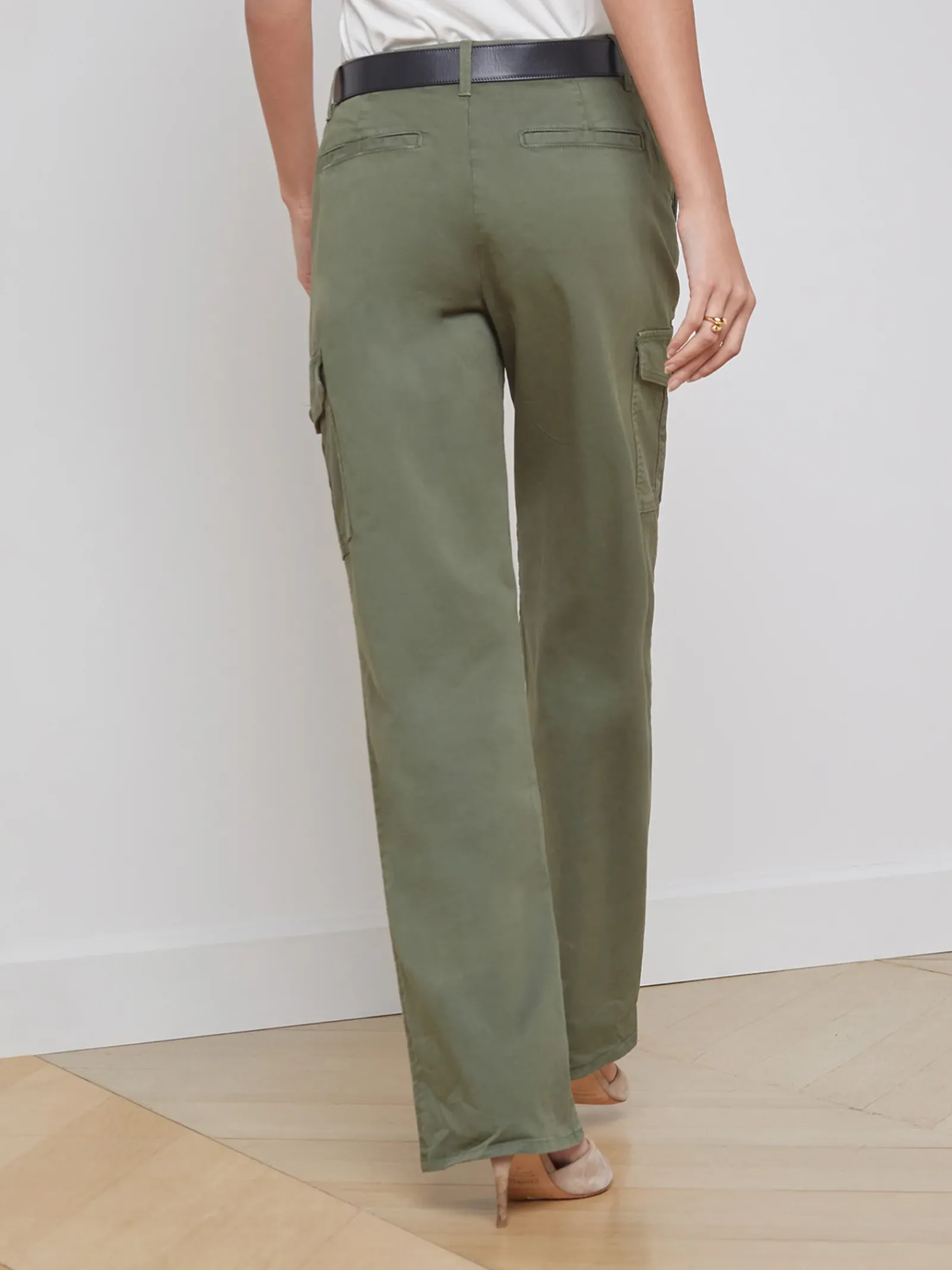 L'AGENCE Cargo Pants|Cargo Pants|Channing Trouser Clover