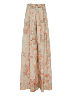L'AGENCE Sets|Spring Collection|Chantae Ultra Wide-Leg Pant Multi Soft Pastel Vintage Floral