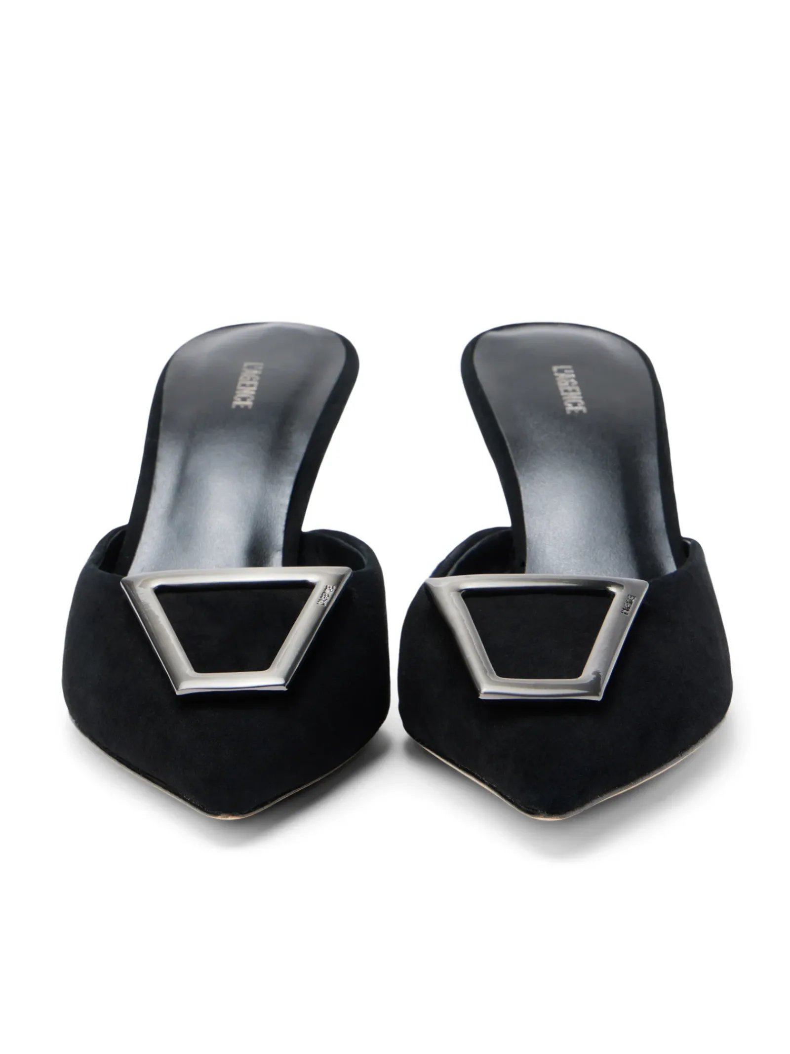 L'AGENCE Resort Collection|Mules|Charlene Mule Black Suede