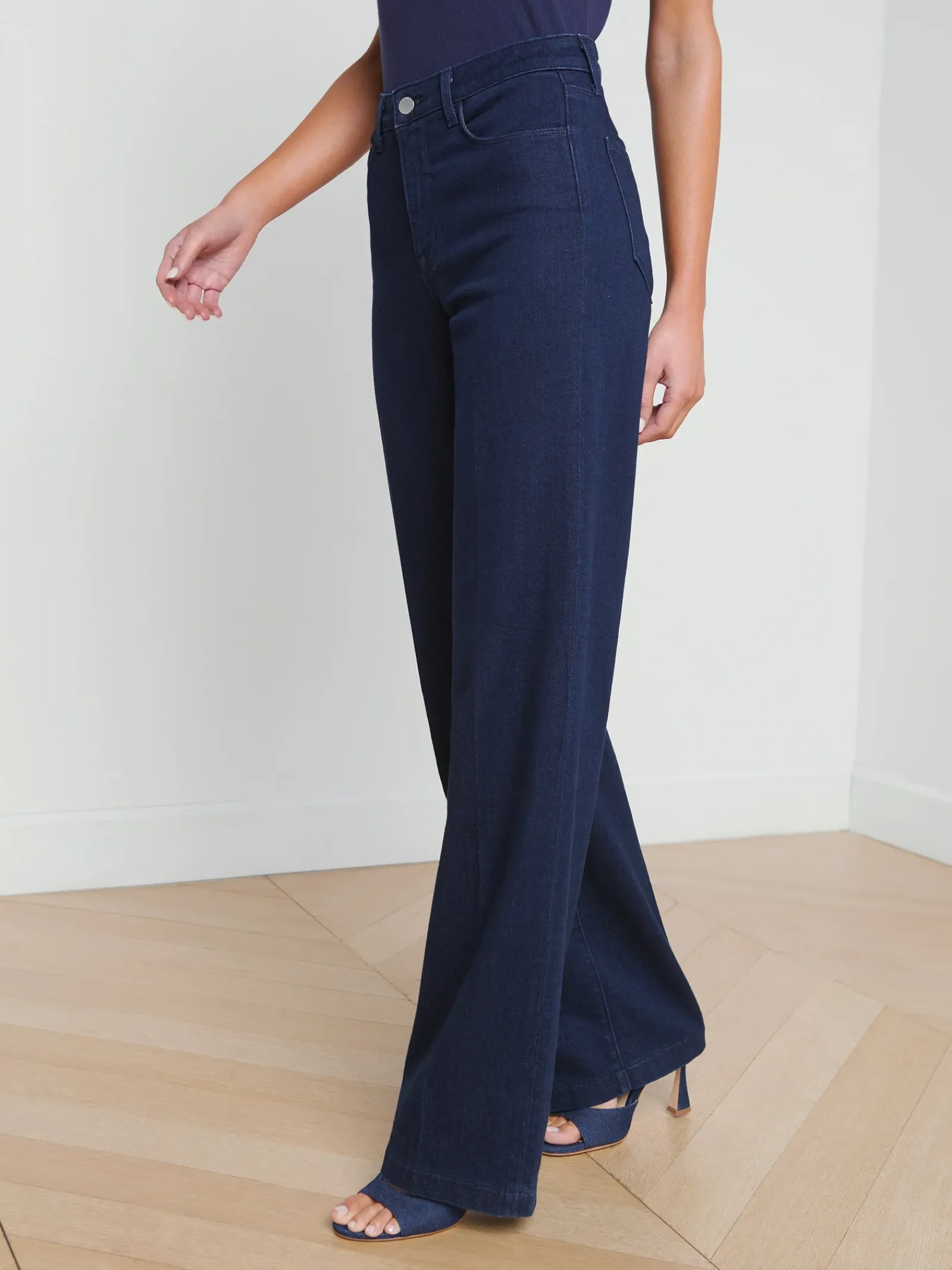 L'AGENCE Sets|Wide & Relaxed|Clayton Wide-Leg Jean Palomino