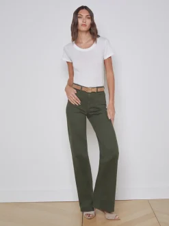 L'AGENCE Wide & Relaxed|Straight|Clayton Wide-Leg Jean Balsam