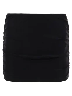 L'AGENCE Spring Collection|Swimwear|Coco Mini Skirt Cover-Up Black