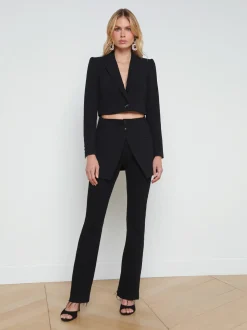 L'AGENCE All Things Black|Spring Collection|Cora Detachable Blazer Black