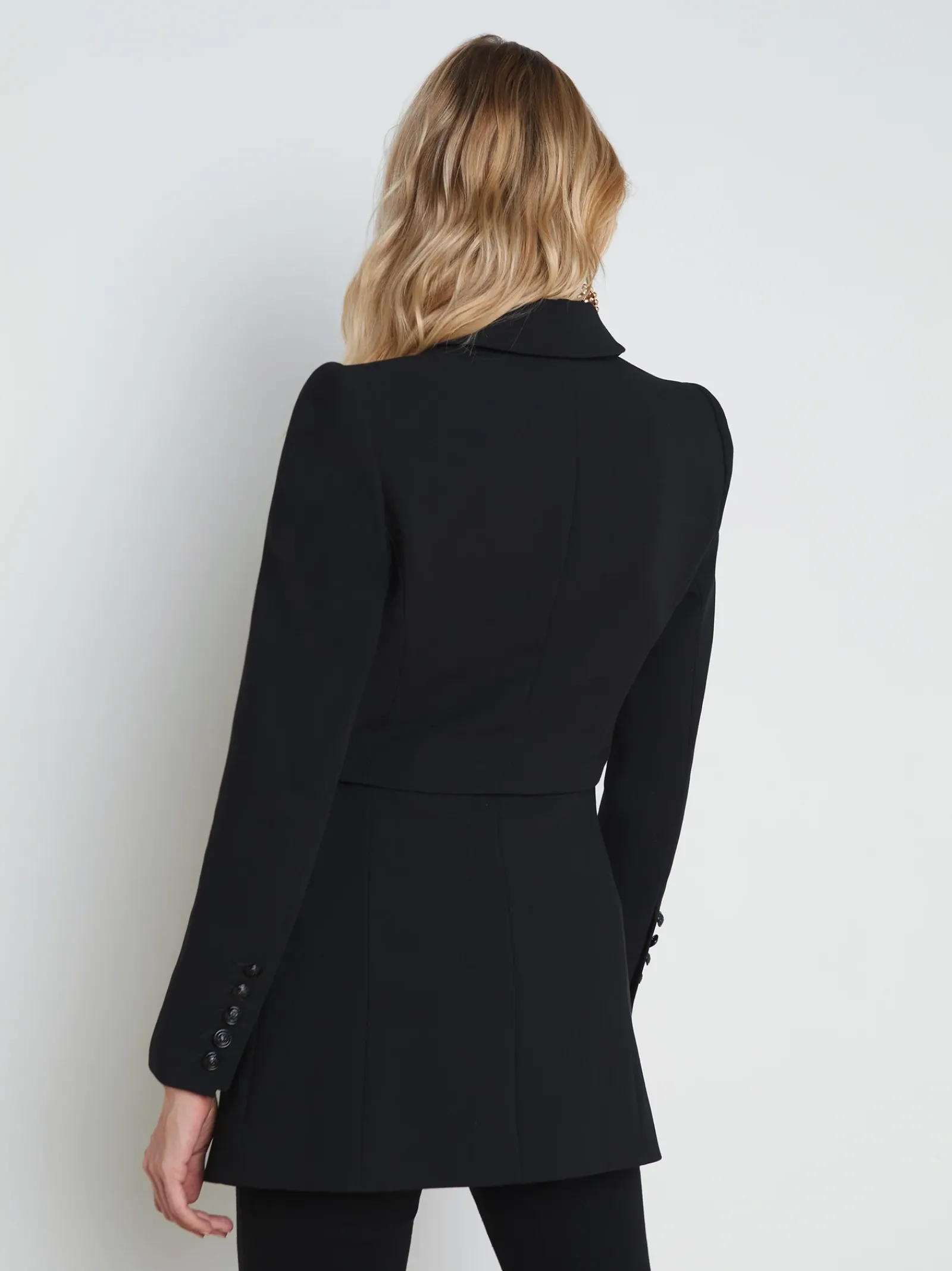 L'AGENCE All Things Black|Spring Collection|Cora Detachable Blazer Black