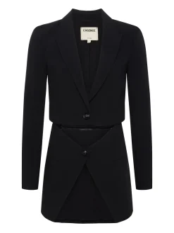 L'AGENCE All Things Black|Spring Collection|Cora Detachable Blazer Black