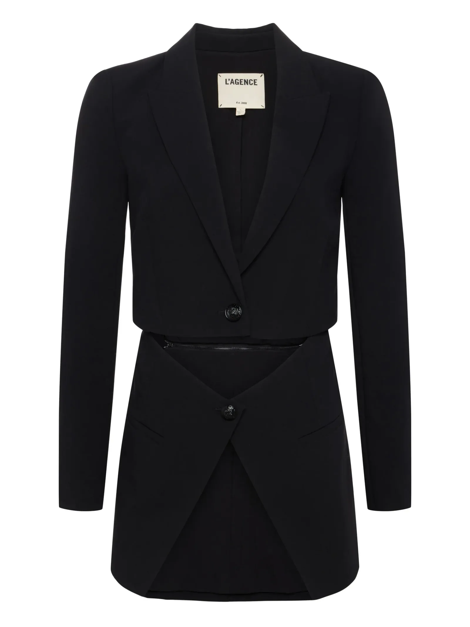 L'AGENCE All Things Black|Spring Collection|Cora Detachable Blazer Black