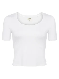 L'AGENCE Nouveau Whites|Best Sellers|Dana Tee White