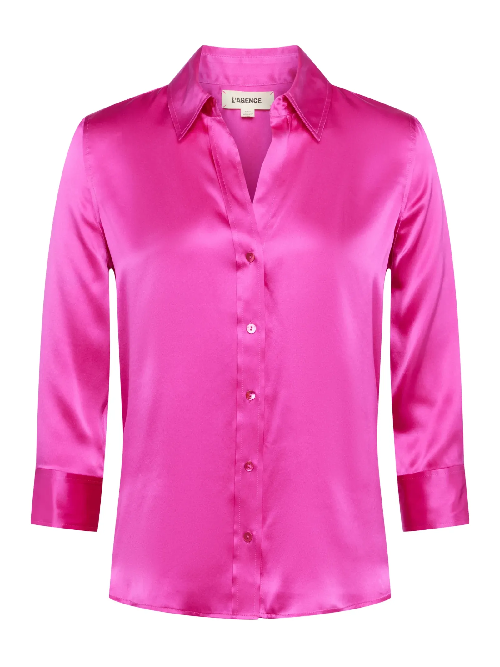 L'AGENCE Silks|Blouses & Tops|Dani Silk Blouse Star Ruby