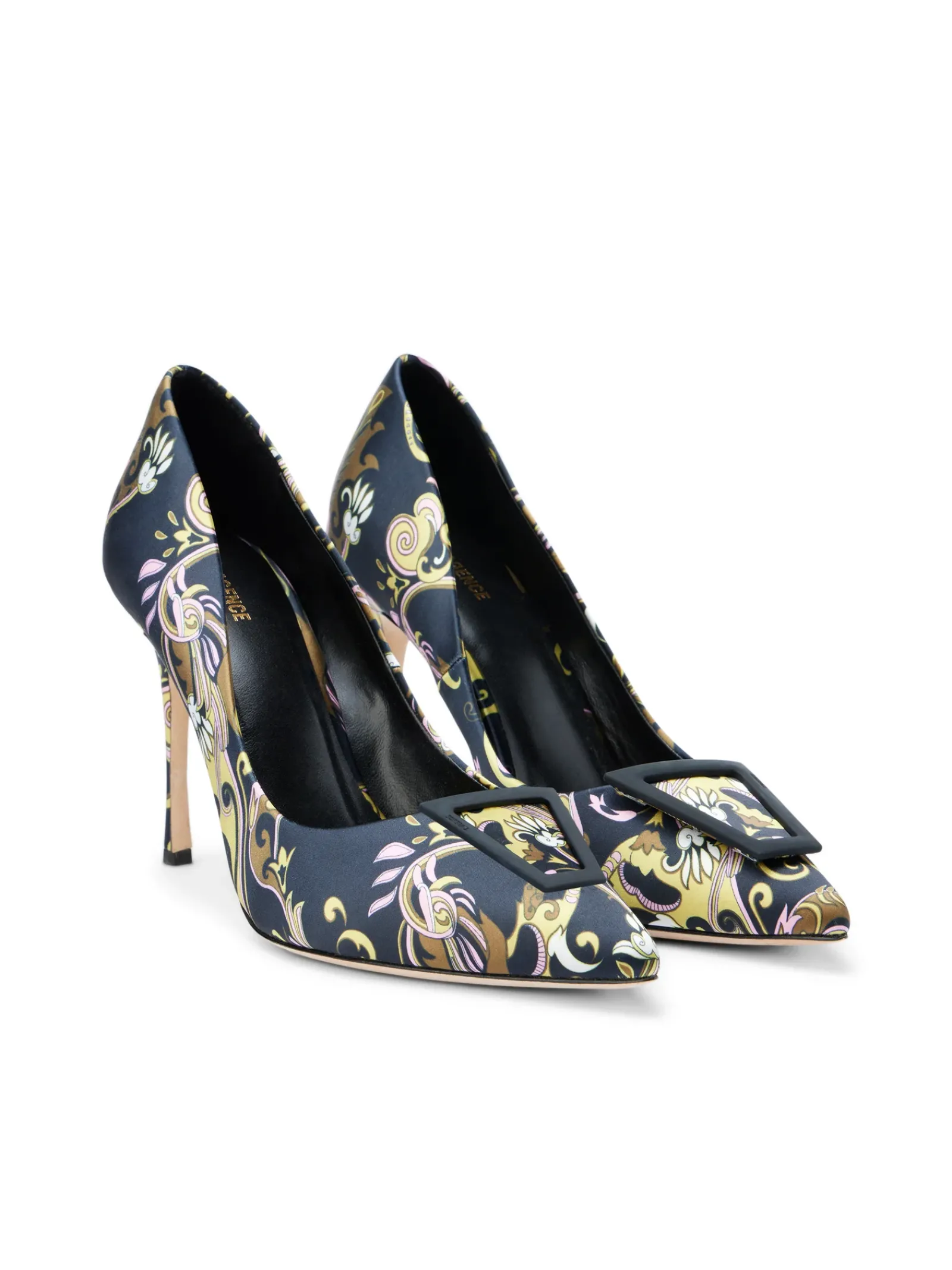 L'AGENCE Resort Collection|Heels & Pumps|Elea Pump Paisley Satin