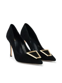 L'AGENCE Resort Collection|Heels & Pumps|Elea Pump Black Suede