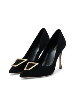 L'AGENCE Resort Collection|Heels & Pumps|Elea Pump Black Suede