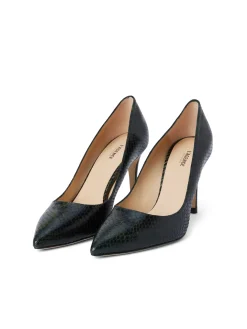 L'AGENCE Heels & Pumps|Maternity|Eloise Pump Winter Moss Snake