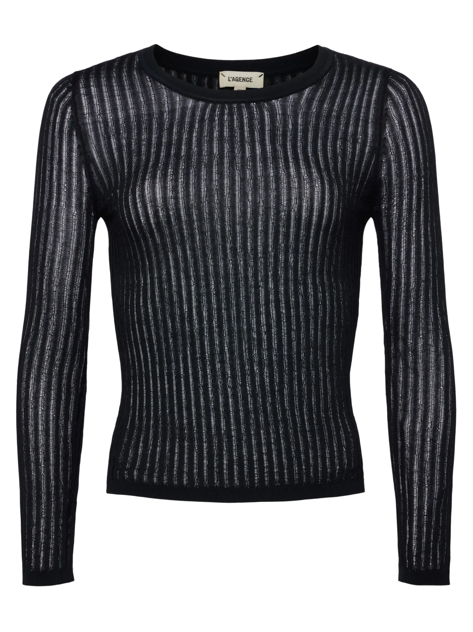 L'AGENCE Blouses & Tops|Fae Sweater Black