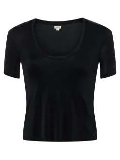 L'AGENCE All Things Black|Spring Collection|Felice Scoopneck Tee Black