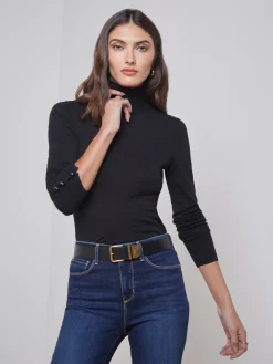 L'AGENCE All Things Black|Knitwear|Flora Sweater Black/Black