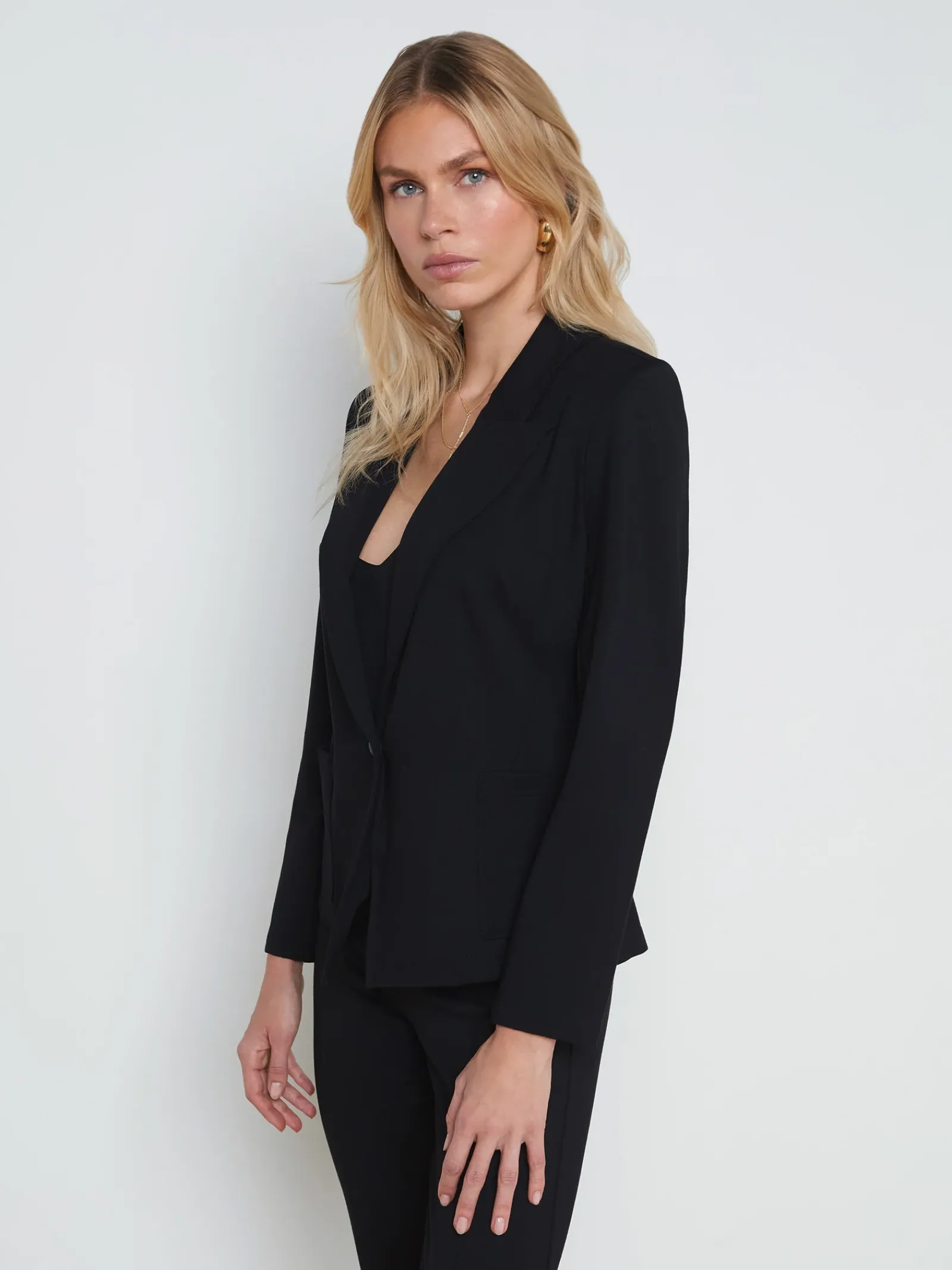 L'AGENCE All Things Black|Sets|Flynn Single-Breasted Blazer Black