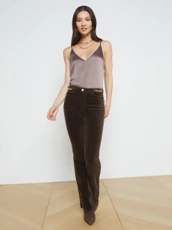 L'AGENCE Online Exclusives|Silks|Gabriella Camisole Tank Deep Taupe