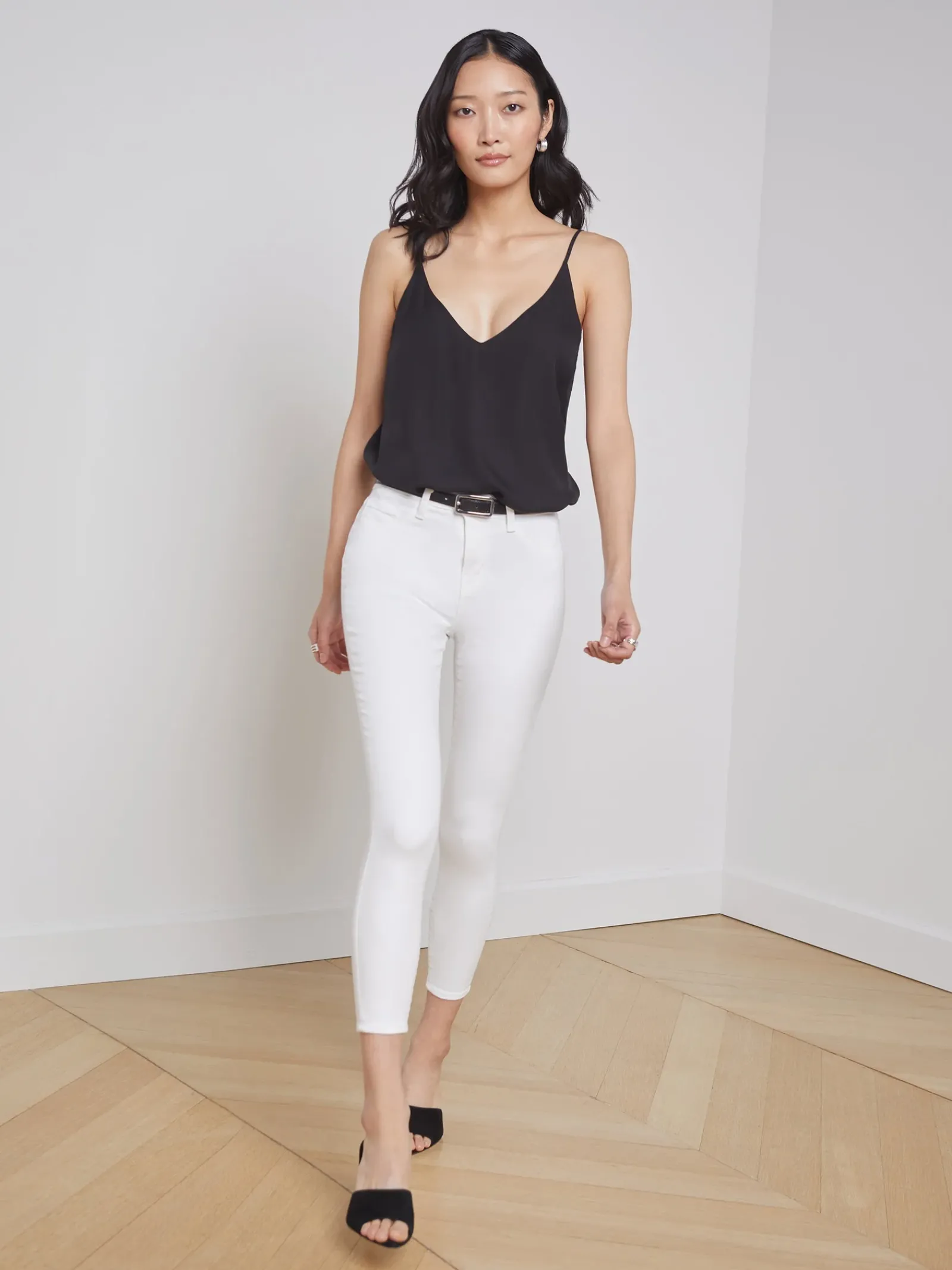 L'AGENCE All Things Black|Essentials|Gabriella Camisole Tank Black