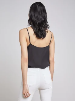 L'AGENCE All Things Black|Essentials|Gabriella Camisole Tank Black
