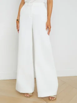 L'AGENCE Nouveau Whites|Sets|Gavin Wide-Leg Pant White