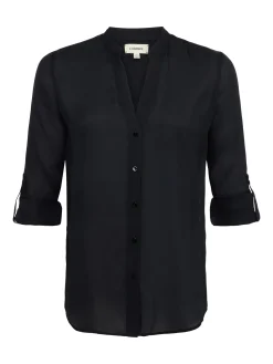 L'AGENCE All Things Black|Silks|Gillian Blouse Black