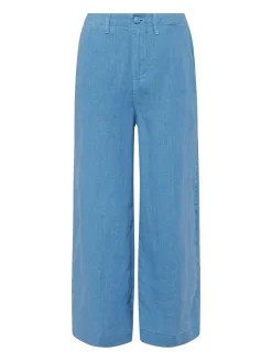 L'AGENCE Sets|Spring Collection|Henderson Linen Cropped Pant BLUE MIST